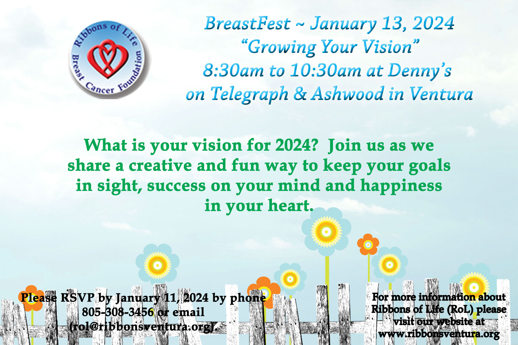BreastFest January 2024 flyer