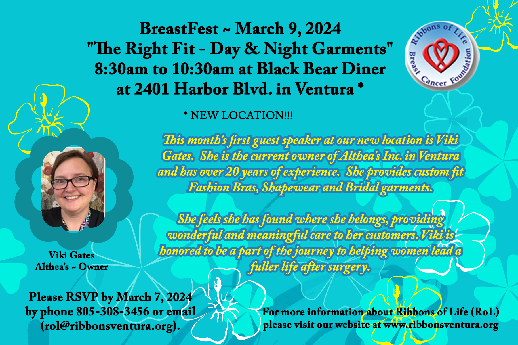 BreastFest Flyer March 2024