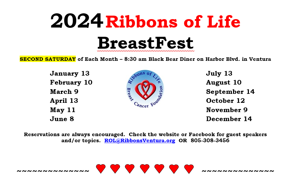 BreastFest 2024 Calendar